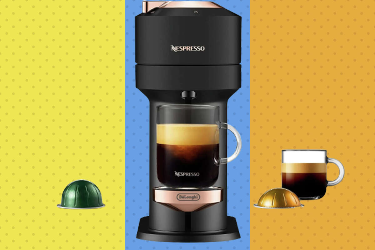 Save  on the sleek Nespresso Vertuo Next coffee machine from Amazon