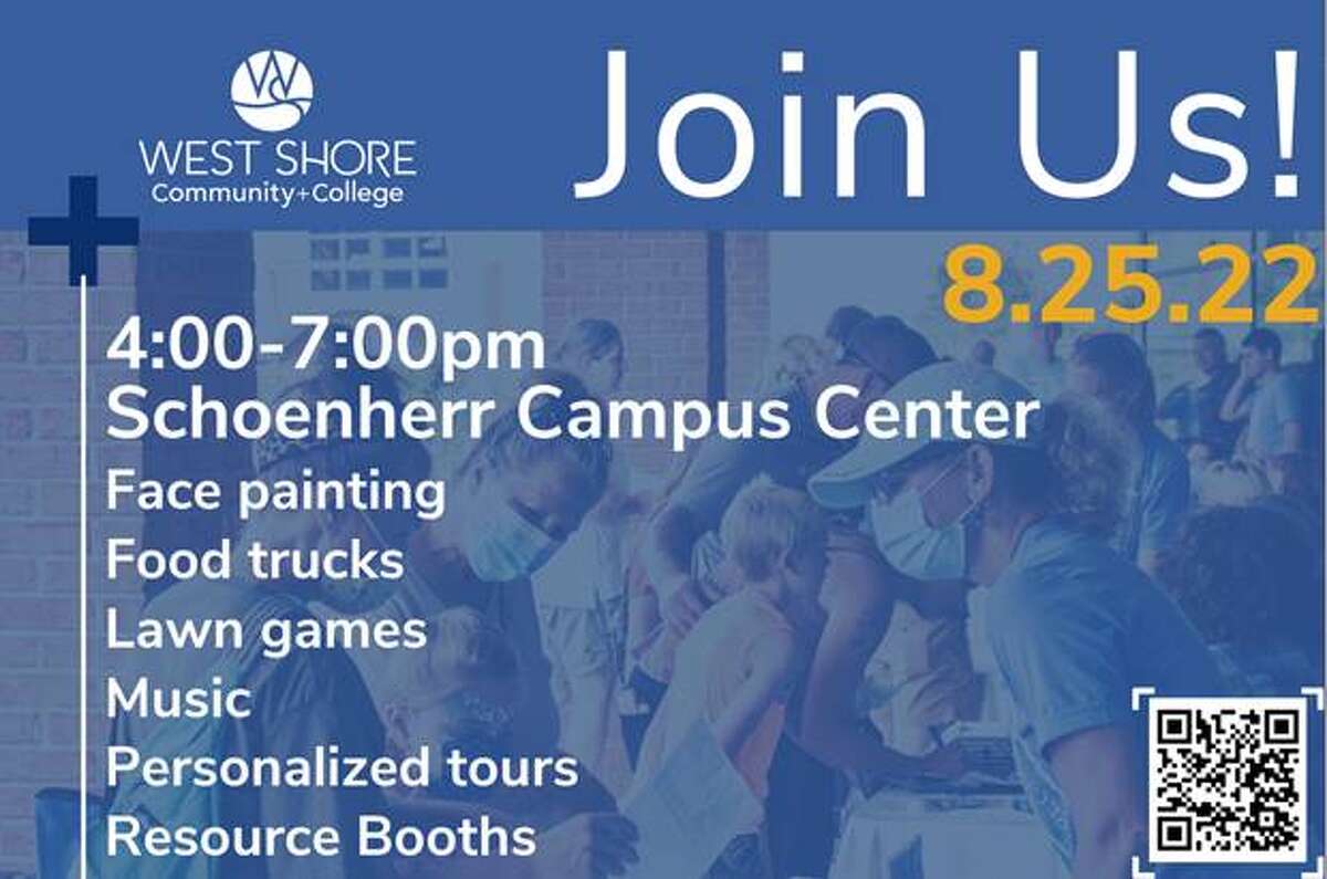 West shore Community College is hosting a welcome back event for students and community members.
