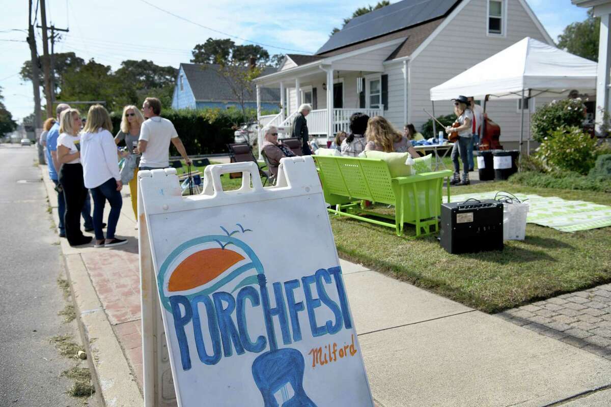 Milford Porch Fest is held Saturday, Oct. 2, 2021 in Milford, CT. The third annual PorchFest is set for Oct. 1, 2022.
