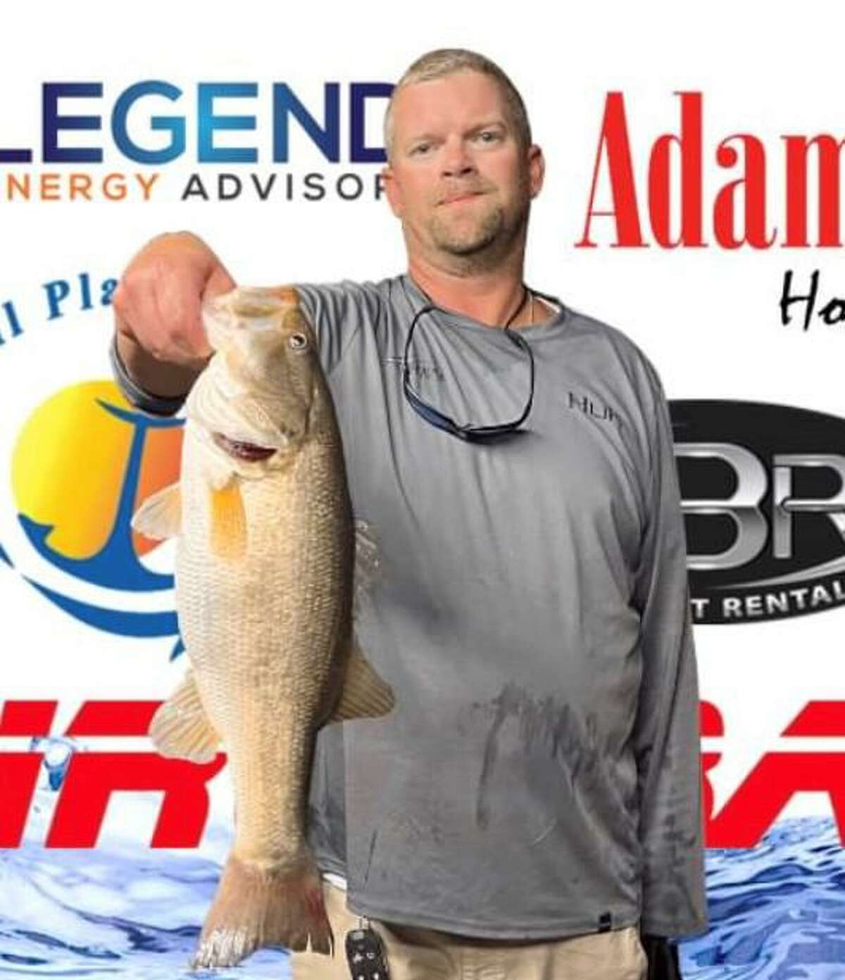 Kyle Edge came in second in the CONROEBASS Thursday Big Bass Tournament with a bass weight of 3.68 pounds.