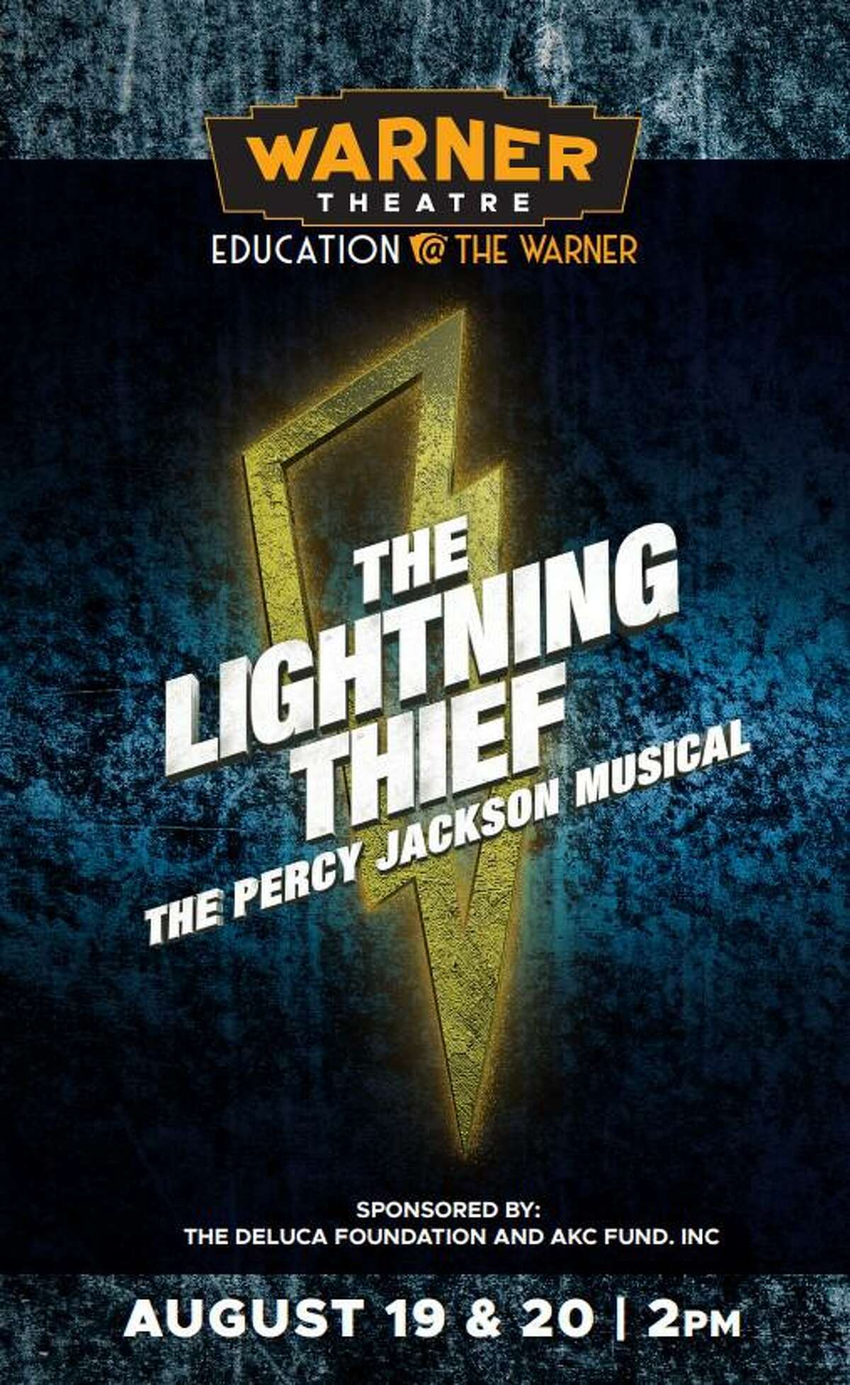 The Warner Theatre's participation in the Aug. 20 Litchfield Hills Creative Festival includes live music and live performances of the theater's education department's show, "The Lightning Thief: The Percy Jackson Musical."