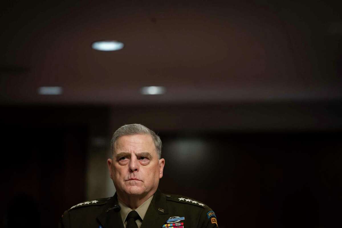 An unsent resignation letter from Gen. Mark Milley, accused former President Donald Trump of embracing the tyranny, dictatorship and extremism that the military had sworn to fight.