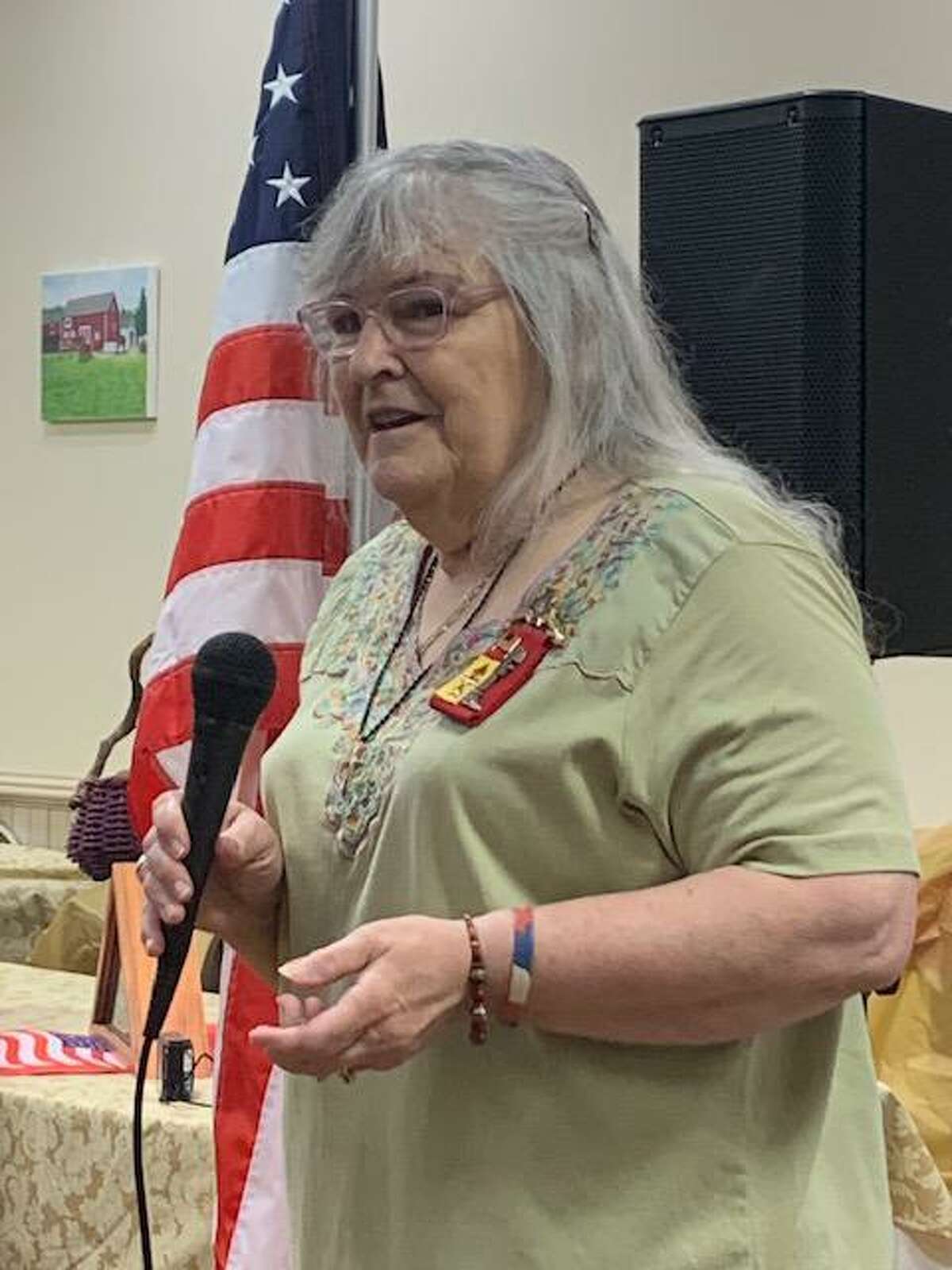 Riverton Grange honors veteran during monthly ceremony