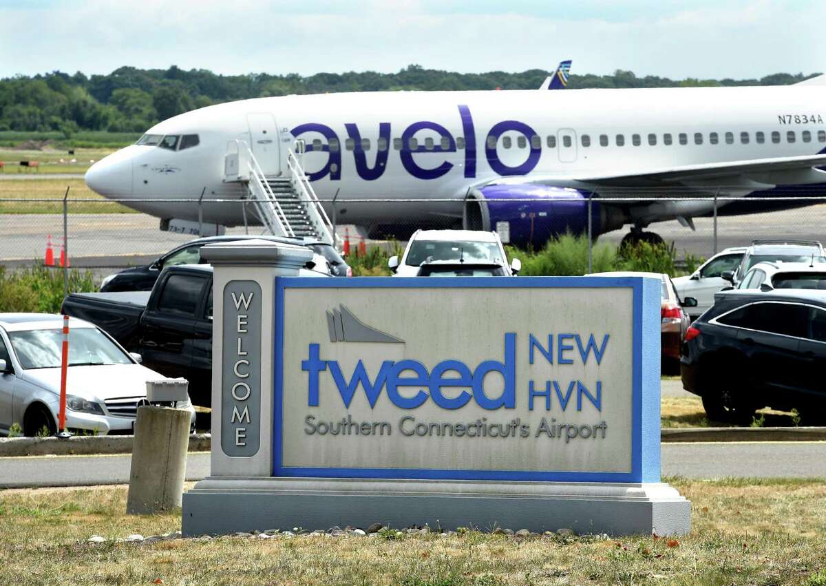 Tweed New Haven Regional Airport photographed on August 16, 2022.