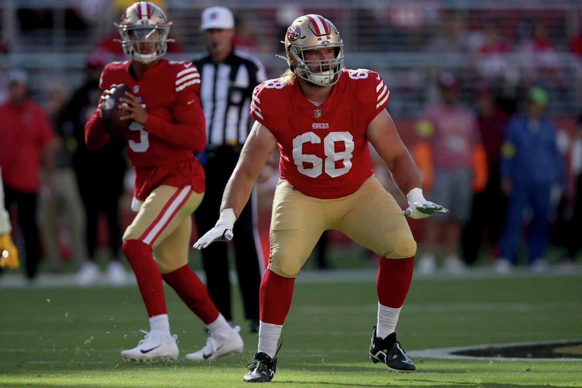 Colton McKivitz, a 2020 fifth-round pick, has made five starts on the offensive line. With right tackle Mike McGlinchey's expected departure, McKivitz might be in the mix to start in his place in 2023.