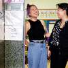 Principal Gloria Choy (right), once Jennifer Tan’s kindergarten teacher, is now teacher Tan’s boss.