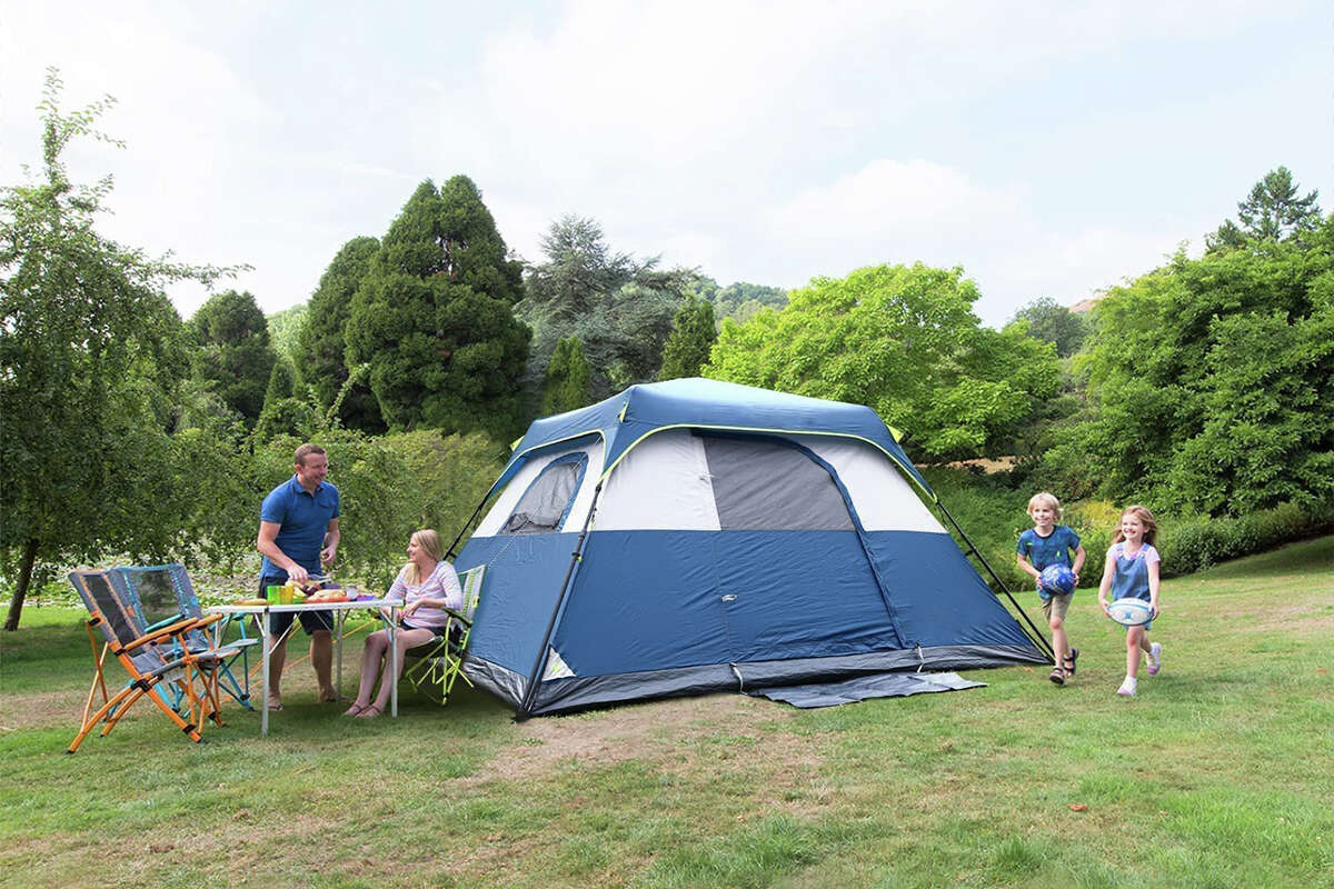 This 4-person camping tent is on sale from Woot!