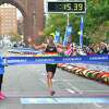 Nicholas Migani of the Higganum section of Haddam took first place in a previous Hartford Marathon.