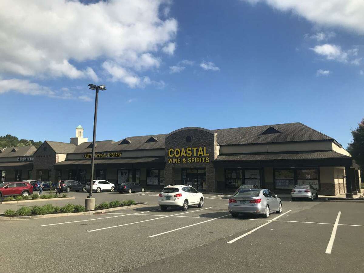 An exterior view of Coastal Spirits in Branford. The liquor store is located in Shoreline Plaza, which recently sold for $18.95 million.