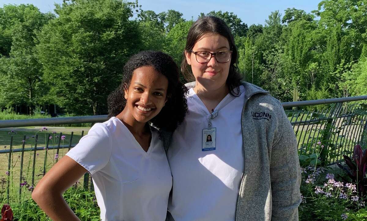 Nursing students Edna Yilma and Charlotte Hamilton have graduated from the Susan D. Flynn Oncology Nursing Fellowship Program at Greenwich Hospital.