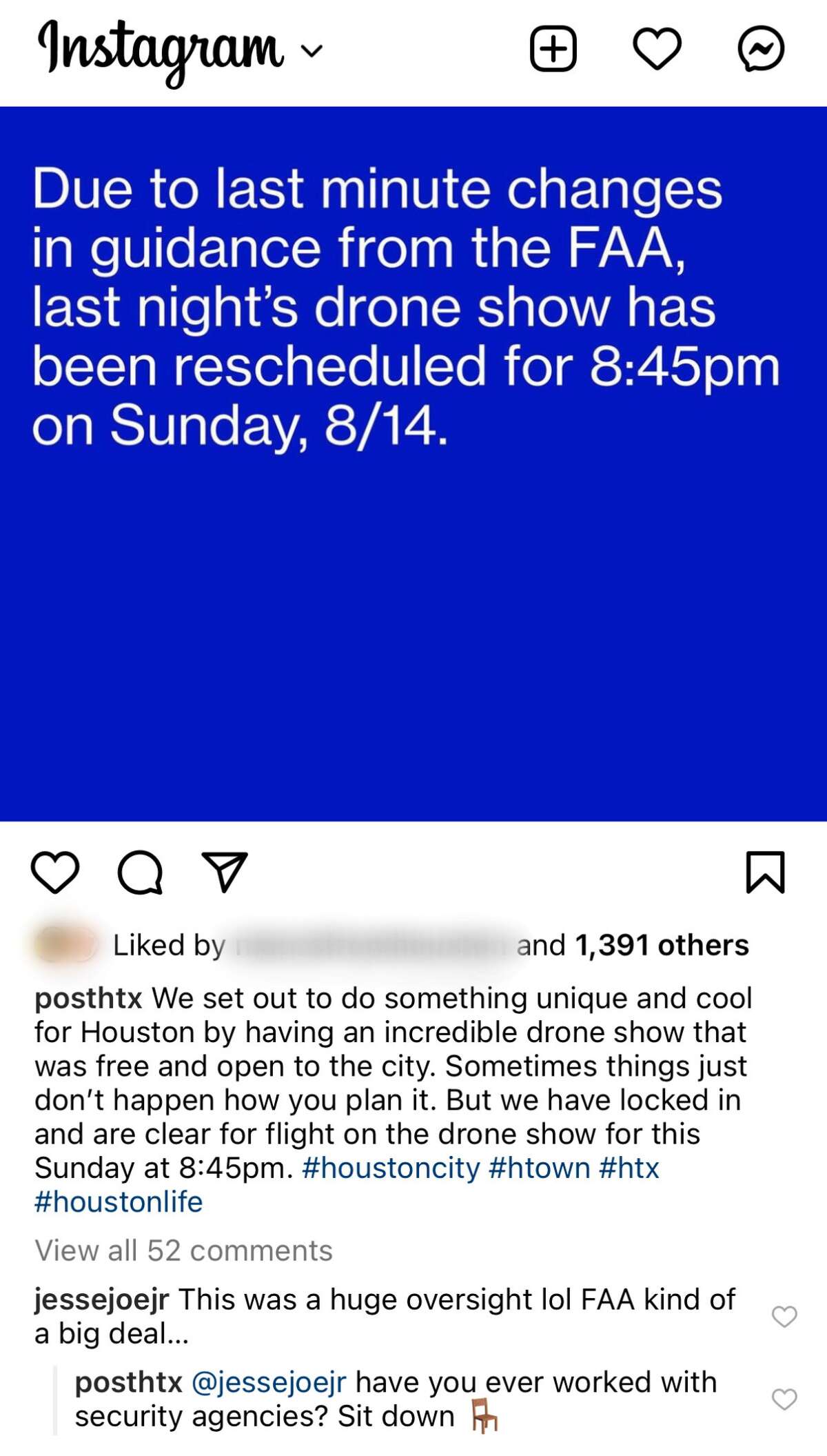 Post Houston's Raidthemed drone show confuses viewers