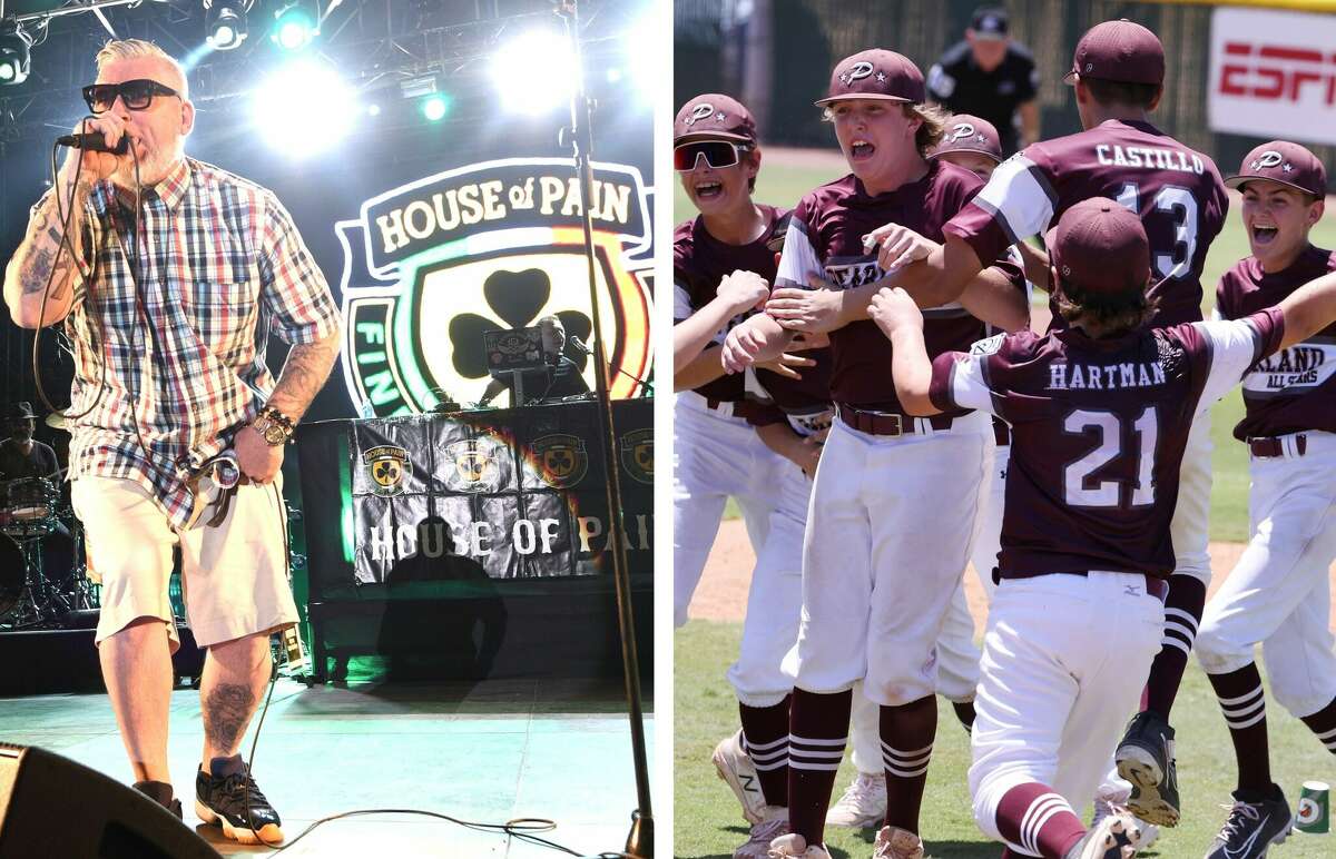 Everlast (left) and House of Pain's 1992 song "Jump Around" has become the hype song for Pearland as it heads to the 2022 Little League World Series.