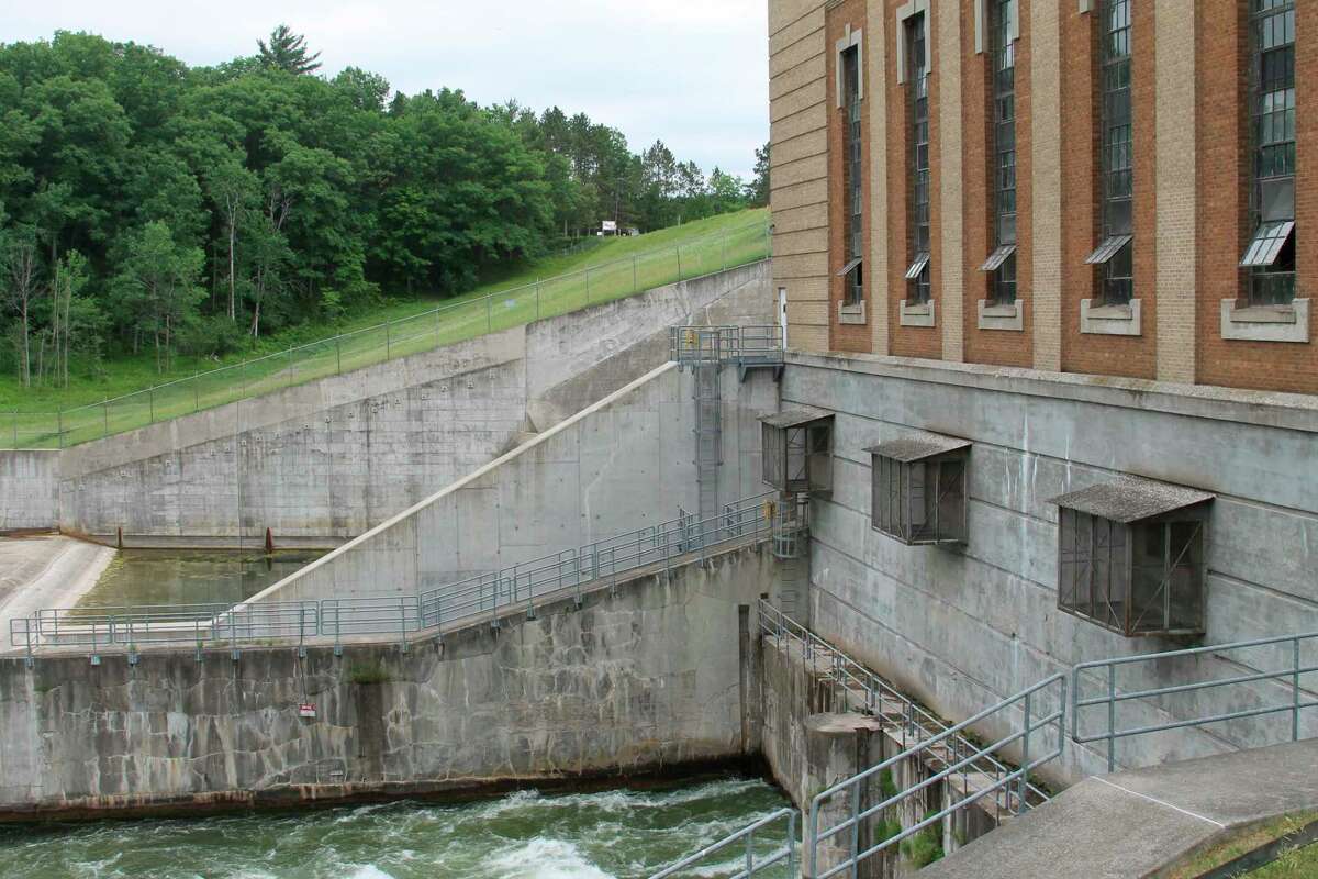 Consumers Energy said the emergency public warning sirens and speaker systems near its Tippy and Hodenpyl hydroelectric generating plants on the Manistee River will be tested Aug. 25. Pictured is Tippy Dam.