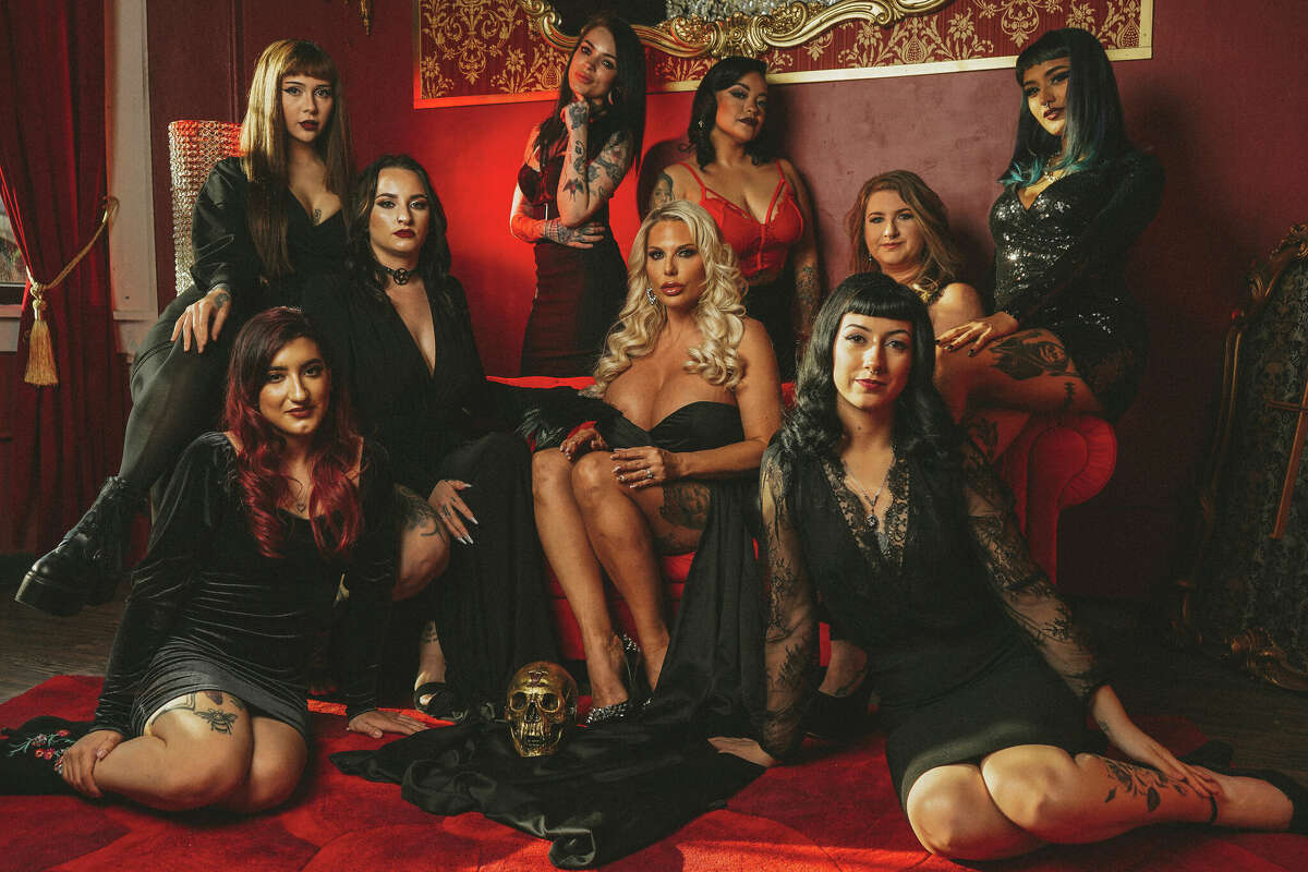Kandy Kouture (seated center) launched Ink Couture Tattoos in San Antonio in 2018. She now runs three locations in San Antonio, with a new studio on the way in Austin.