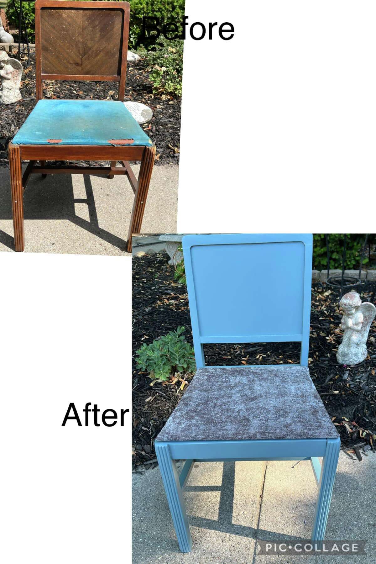 A few pieces that Smith has worked on over the years, transforming them into wonderful furniture pieces.