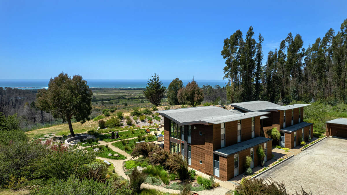 An aerial view of the Pescadero estate.