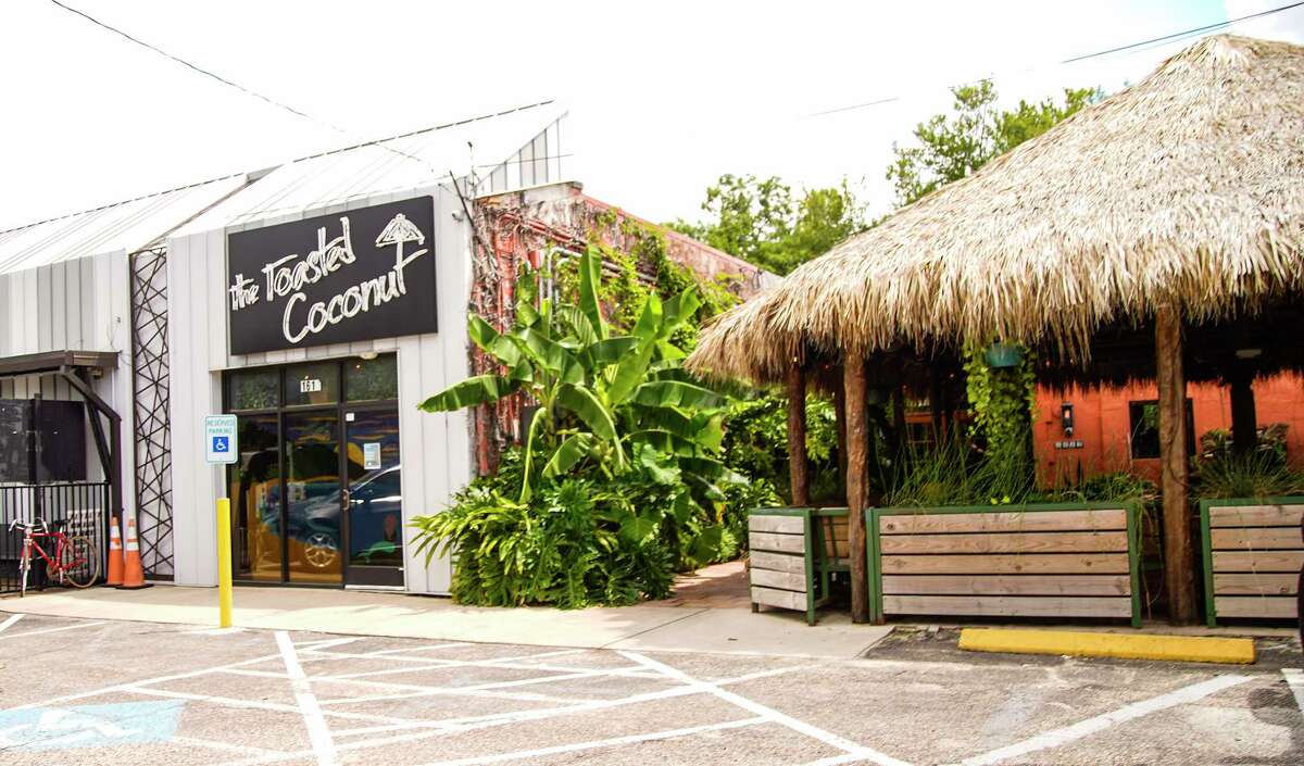 Exterior of Quiote is a hidden bar inside Toasted Coconut on Thursday, Aug. 18, 2022 in Houston.