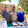 The Litchfield County League of Women Voters held a voter registration session at the Lourdes Shrine Aug. 7.