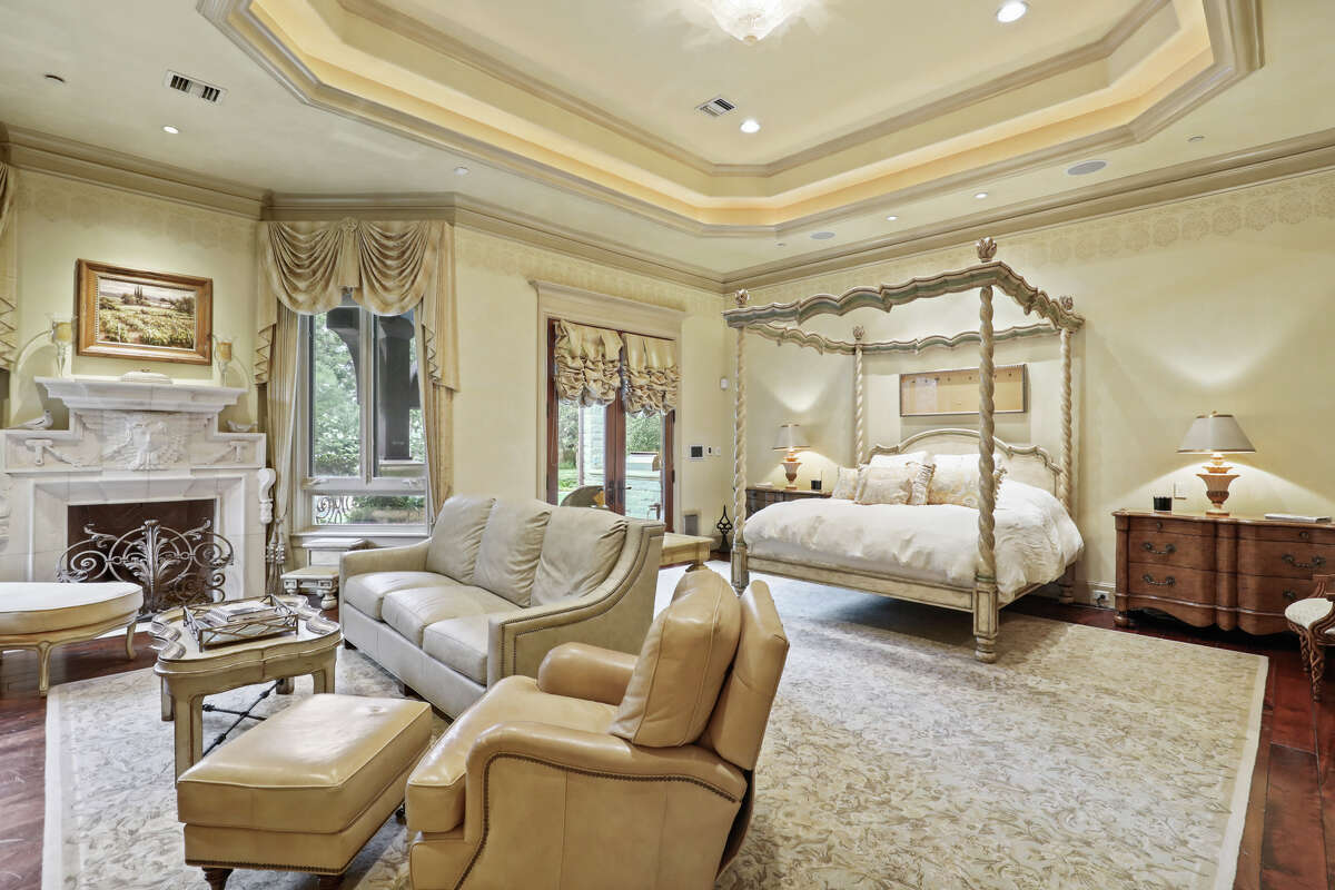 The primary bedroom.