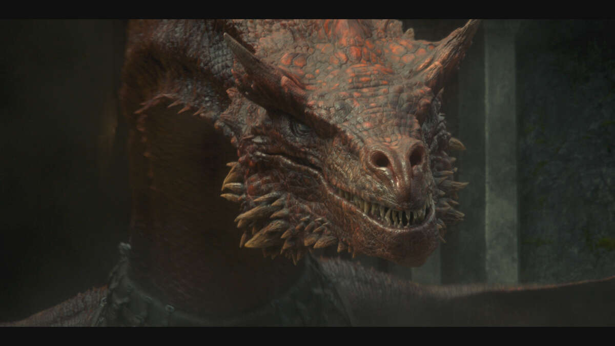 One of the House Targaryen's dragons in "House of the Dragon."