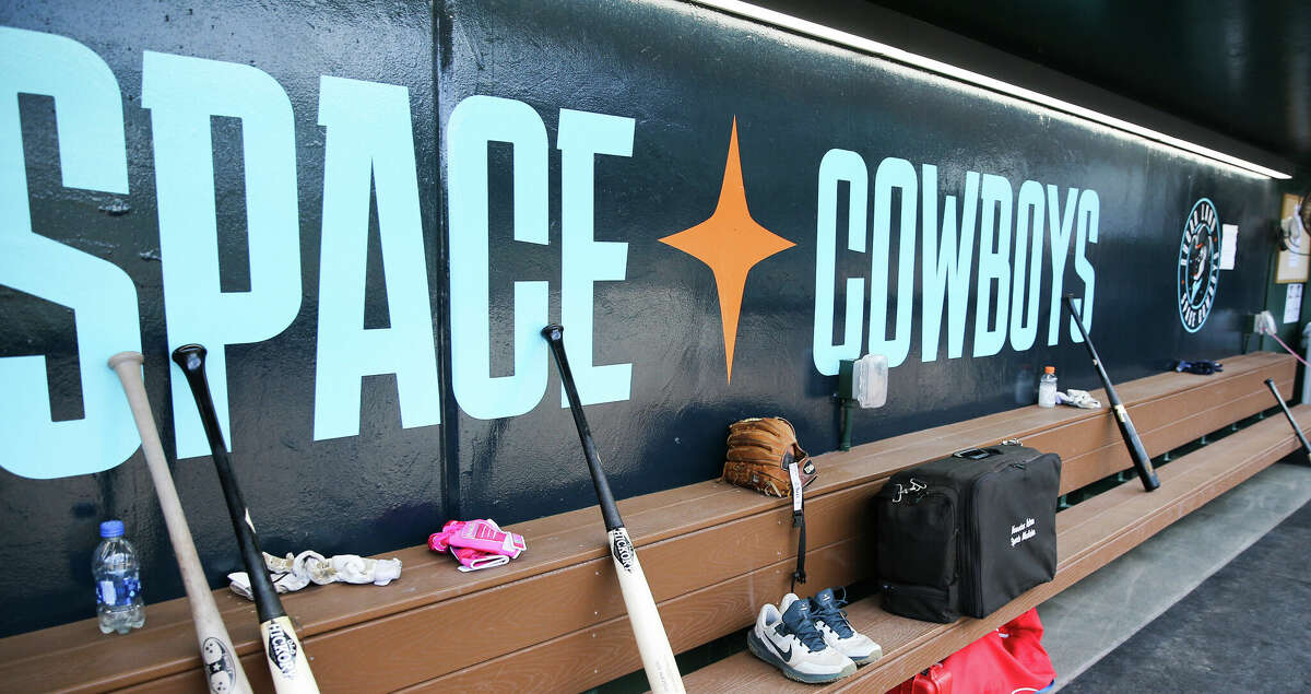 Dugout for the Sugar Land Space Cowboys before they host Albuquerque Isotopes at Constellation Field in on Wednesday, June 1, 2022 in Sugar Land.