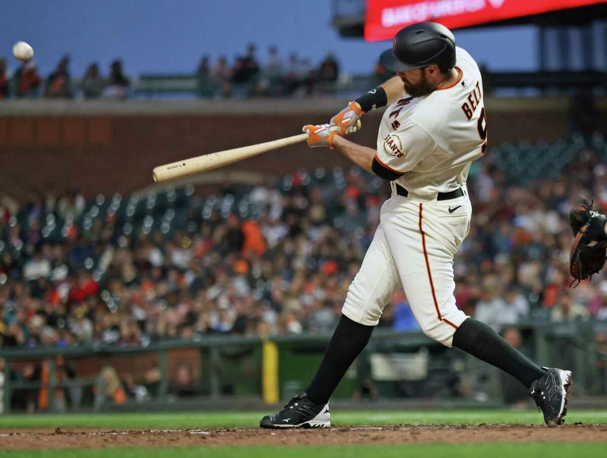 Brandon Belt entered the stadium on a boat