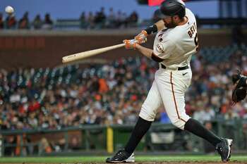 Why Giants' Brandon Belt anointed himself team captain with a taped-on 'C'  vs. Cubs