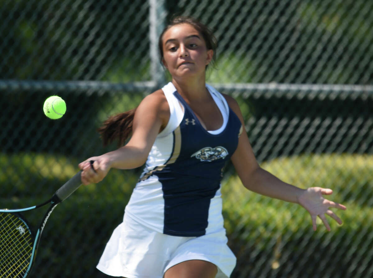 Father McGivney girls tennis made its debut and took eighth in ...