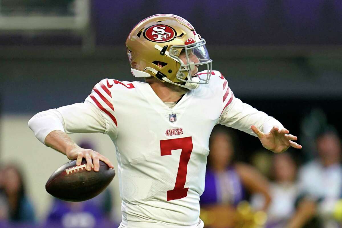 49ers' Gutierrez got 'butterflies' for NFL debut. Then he got the game ball