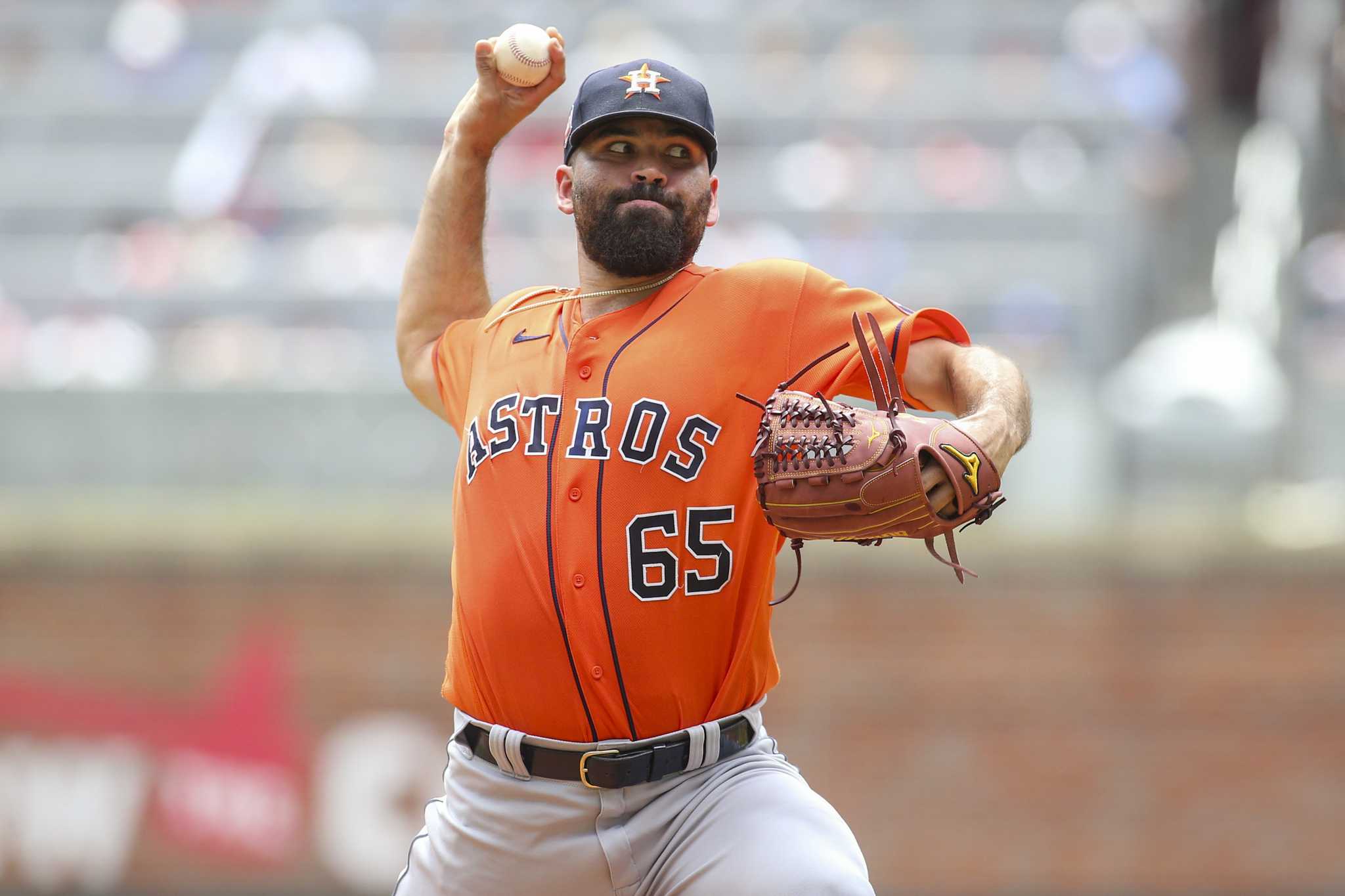 Mauricio Dubon of the Houston Astros receives his 2022 World Series News  Photo - Getty Images