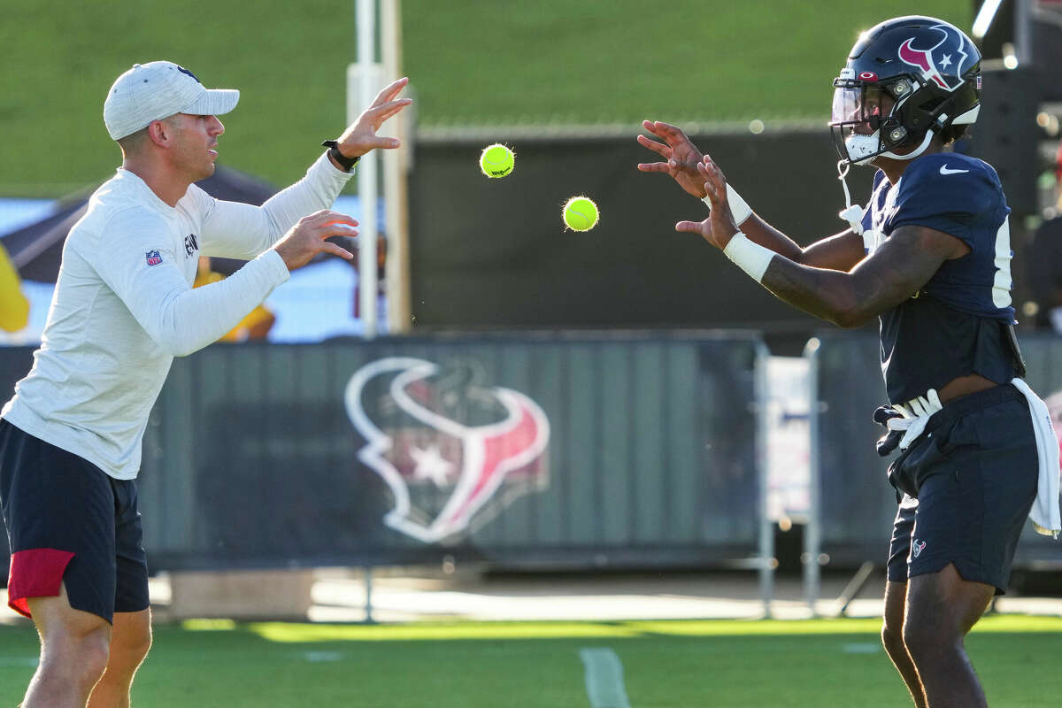 How tennis balls are helping Houston Texans' wide receivers