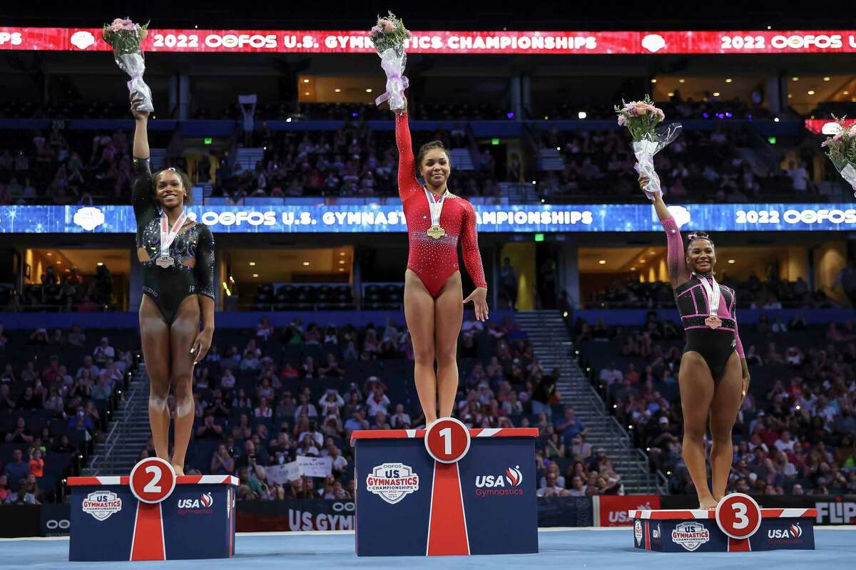 Konnor McClain, newly arrived to Texas, clinches US gymnastics national ...