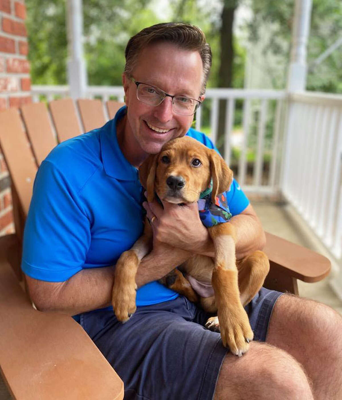 Edwardsville Mayor Art Risavy adopts rescue dog from Partners for Pets