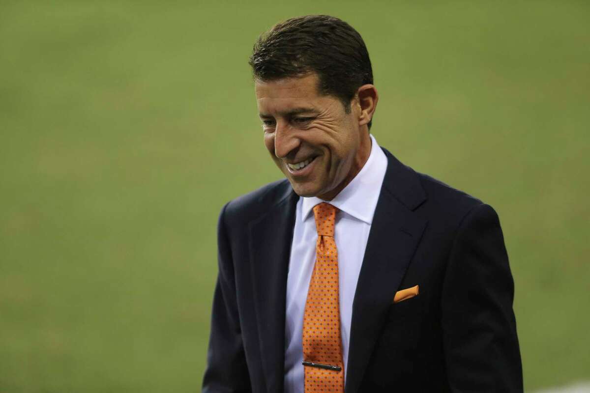 Houston Dynamo head coach Tab Ramos is photographed before the MLS match against the FC DallasWednesday, Oct. 7, 2020, at BBVA Stadium in Houston.