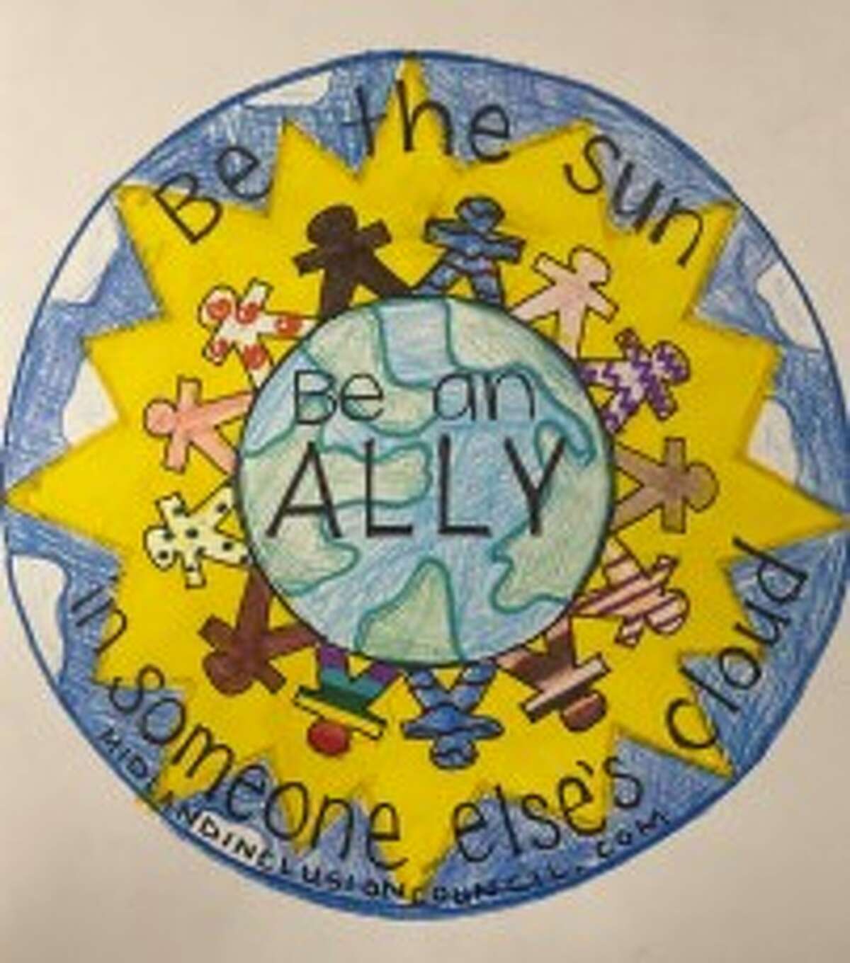 Two Adams Elementary School students design allyship stickers for ...