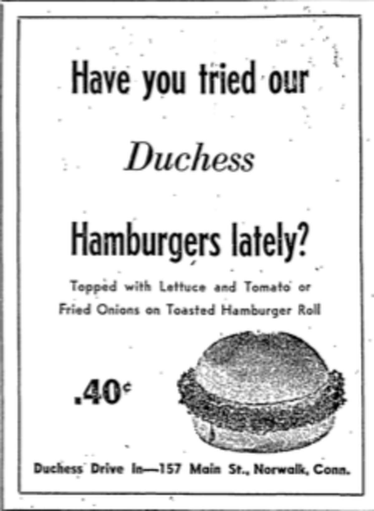 An advertisement for Duchess as it appeared in the Norwalk Hour in 1970.