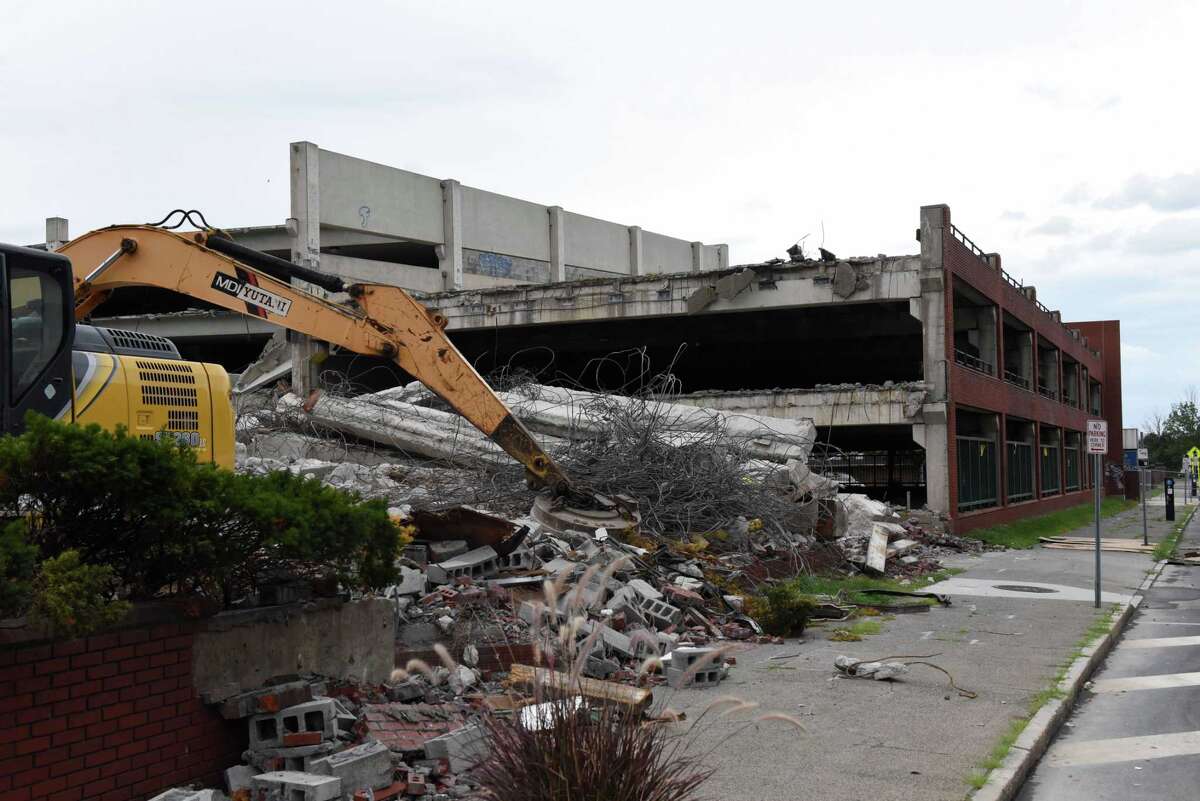 Troy's Uncle Sam parking garage is coming down
