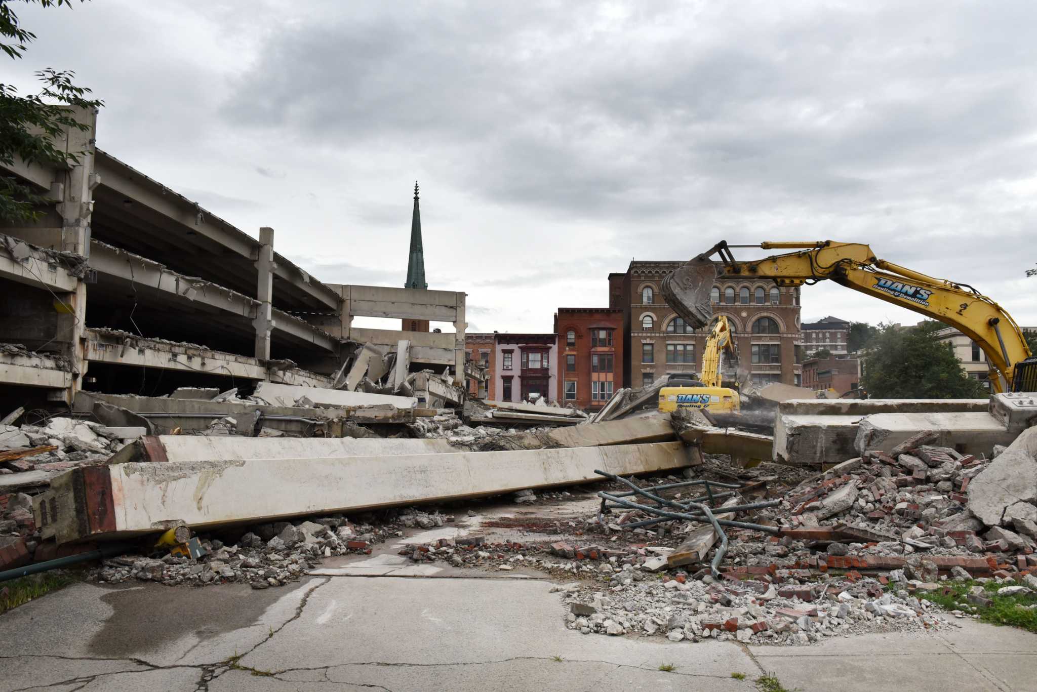 Troy's Uncle Sam parking garage is coming down