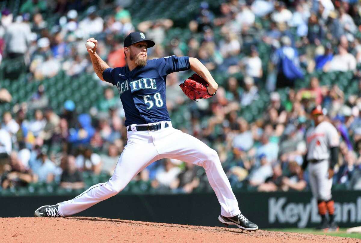 Relief pitcher Ken Giles, who was released by the Mariners earlier this month, had 23 saves for the Blue Jays in 2019, his last full season before having Tommy John surgery in 2020.