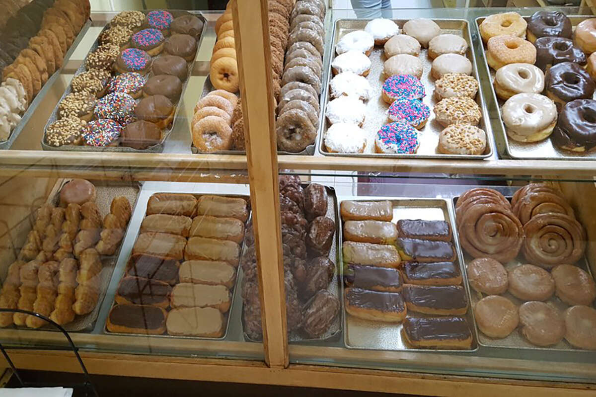 A full case at Red's Donuts at their original location on Alvarado Street in Monterey is a rare sight as most days Red's sells out by 10 a.m.