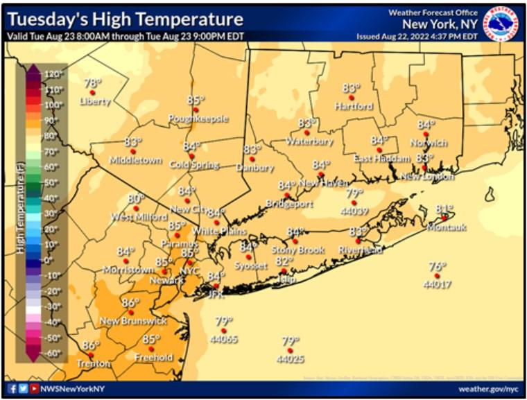 NWS: Flash flooding possible as heavy rain falls in parts of CT - Vimarsana News