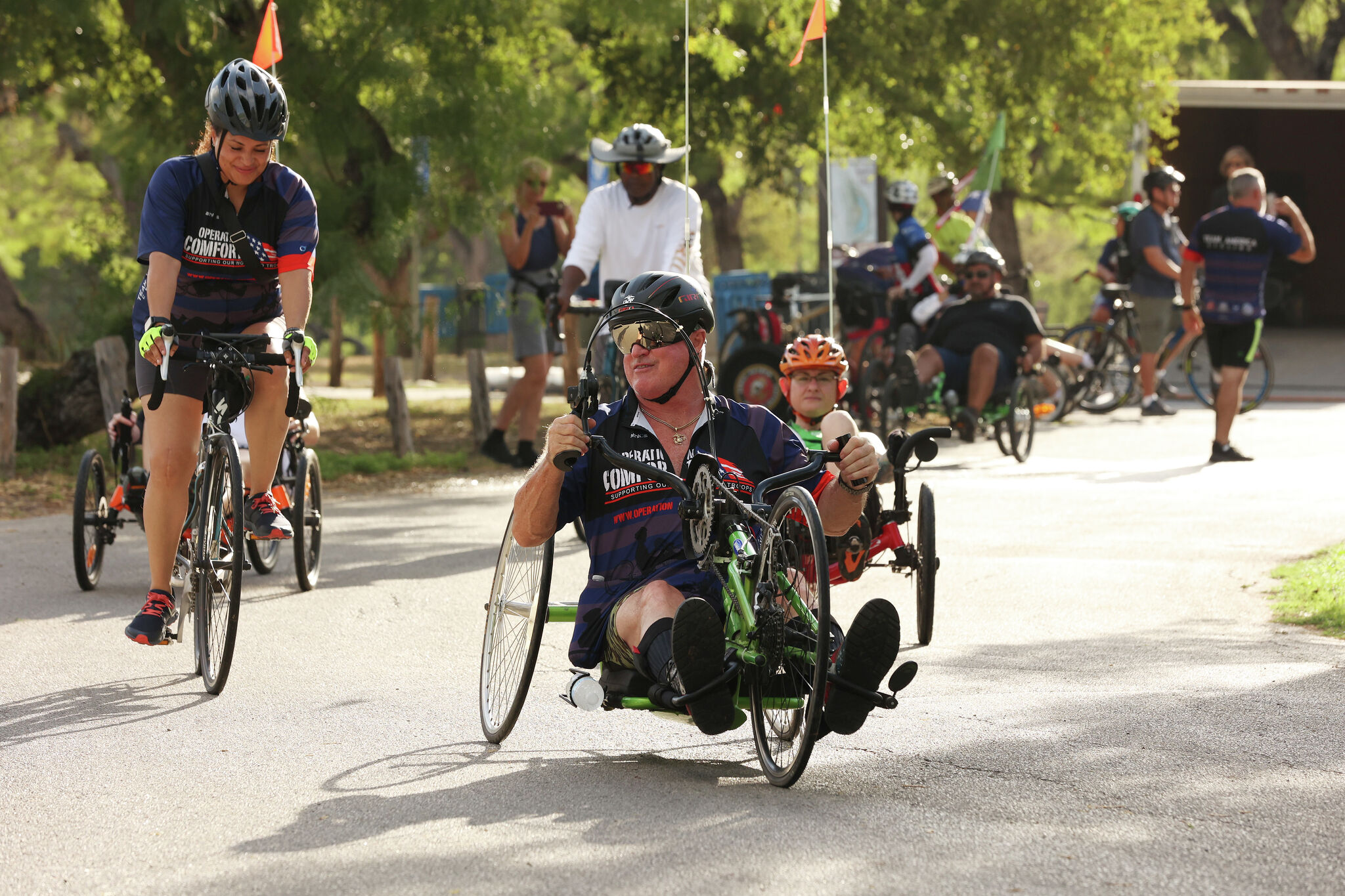 Race Across America - Walter Reed Bethesda Cycling team at the