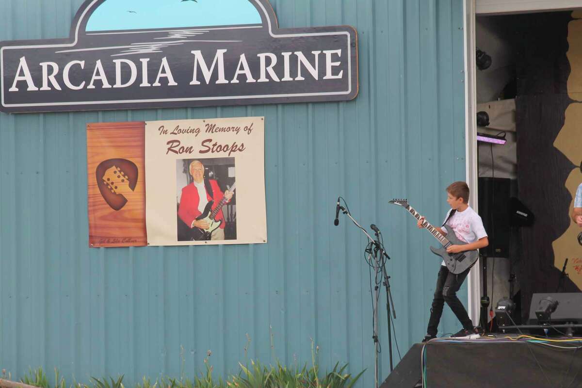 The Minnehaha Brewhaha music festival raises money for the Ron Stoops Memorial Chair at Interlochen Center for the Arts while showcasing young talent, such as Christian Goss, of Traverse City, pictured at the event in 2019. This year's event is slated to take place on Sept. 2-3 at the Arcadia Marine.