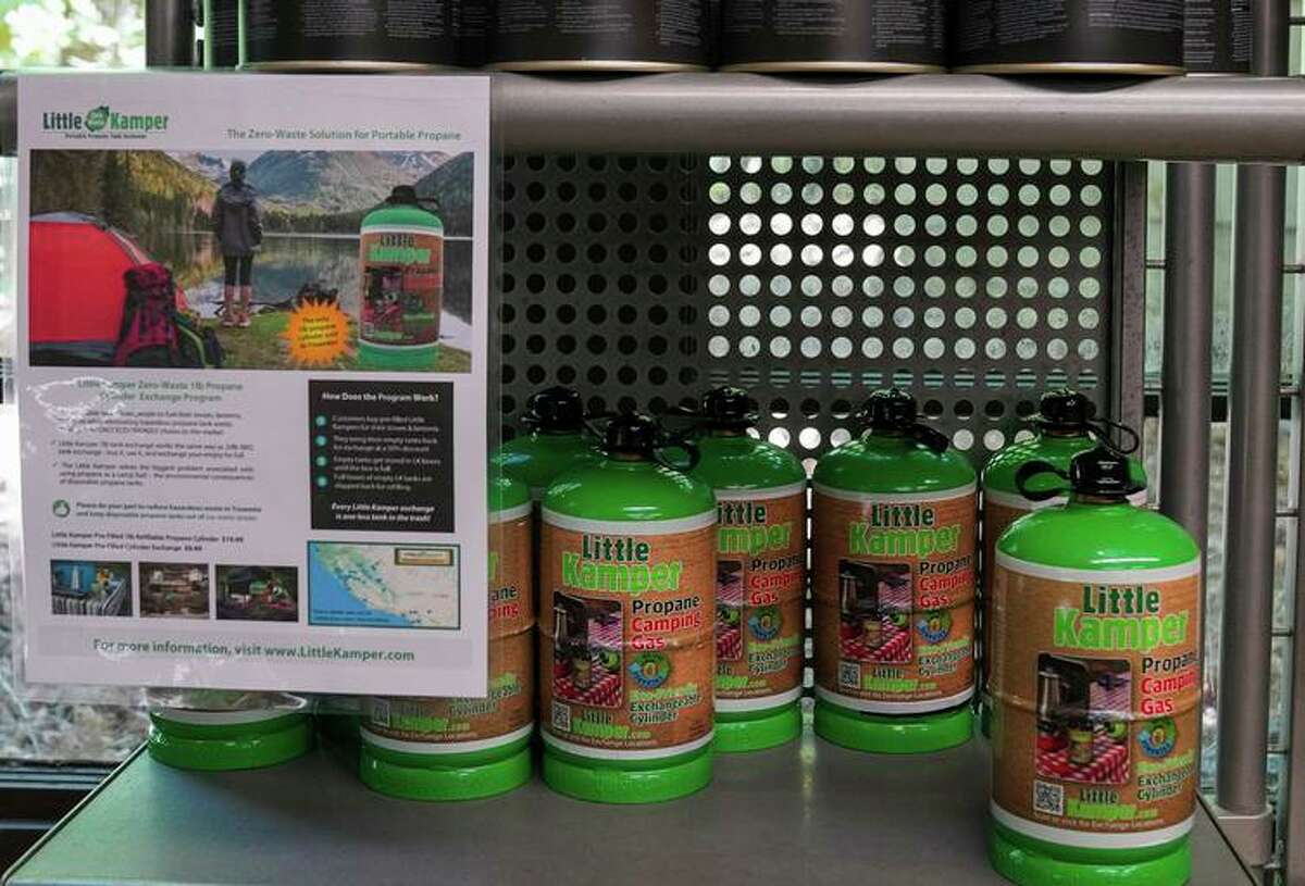 Two years ago, Yosemite stopped selling single-use propane canisters and began exclusively selling refillable ones from Manteca company Little Kamper.