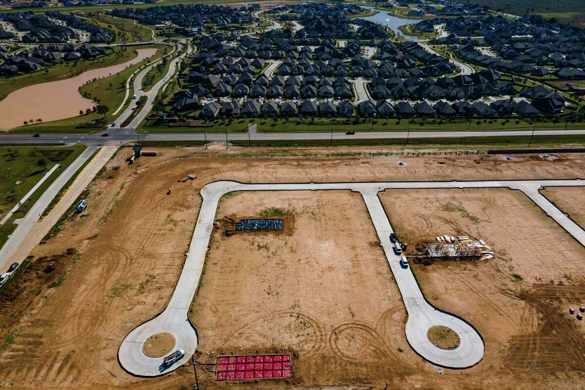 Development of new homes continues just north of Freeman Road and the Elyson development west of the Grand Parkway and north of Interstate 10 in Katy, Thursday, Oct. 29, 2020. The area's rapid growth has also added to the rapid growth of registered voters in Harris County.