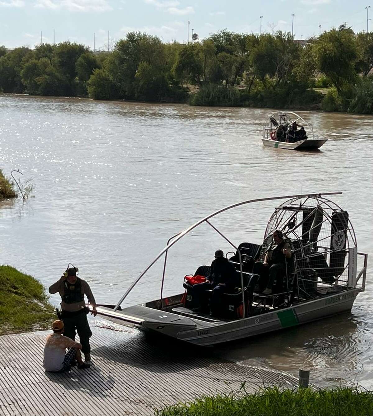 U.S. Border Patrol agents rescued a migrant who was struggling to stay afloat in the Rio Grande. He was determined to be from Venezuela and was processed accordingly.
