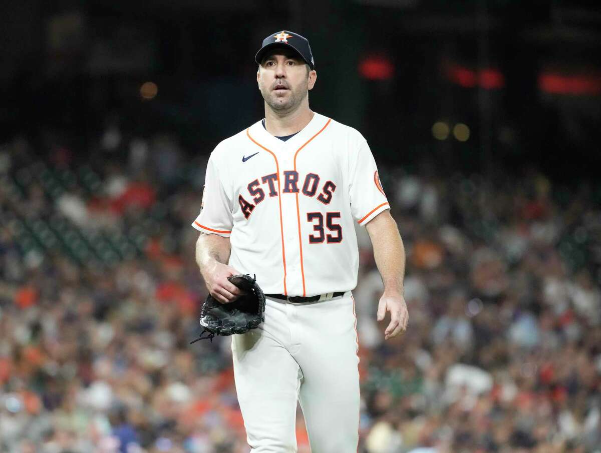 In his first season back from Tommy John surgery, Justin Verlander has opted to think of long-term gains instead of things like chasing a no-hitter Tuesday after 91 pitches through six innings.