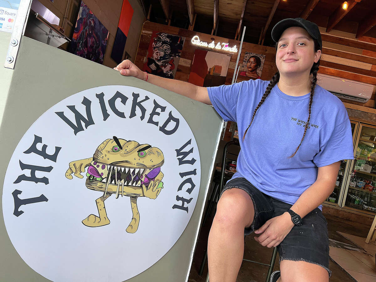 Feliza Salazar owns and operates The Wicked Wich, a sandwich shop inside the San Antonio convenience store Oscar de la Tienda. 