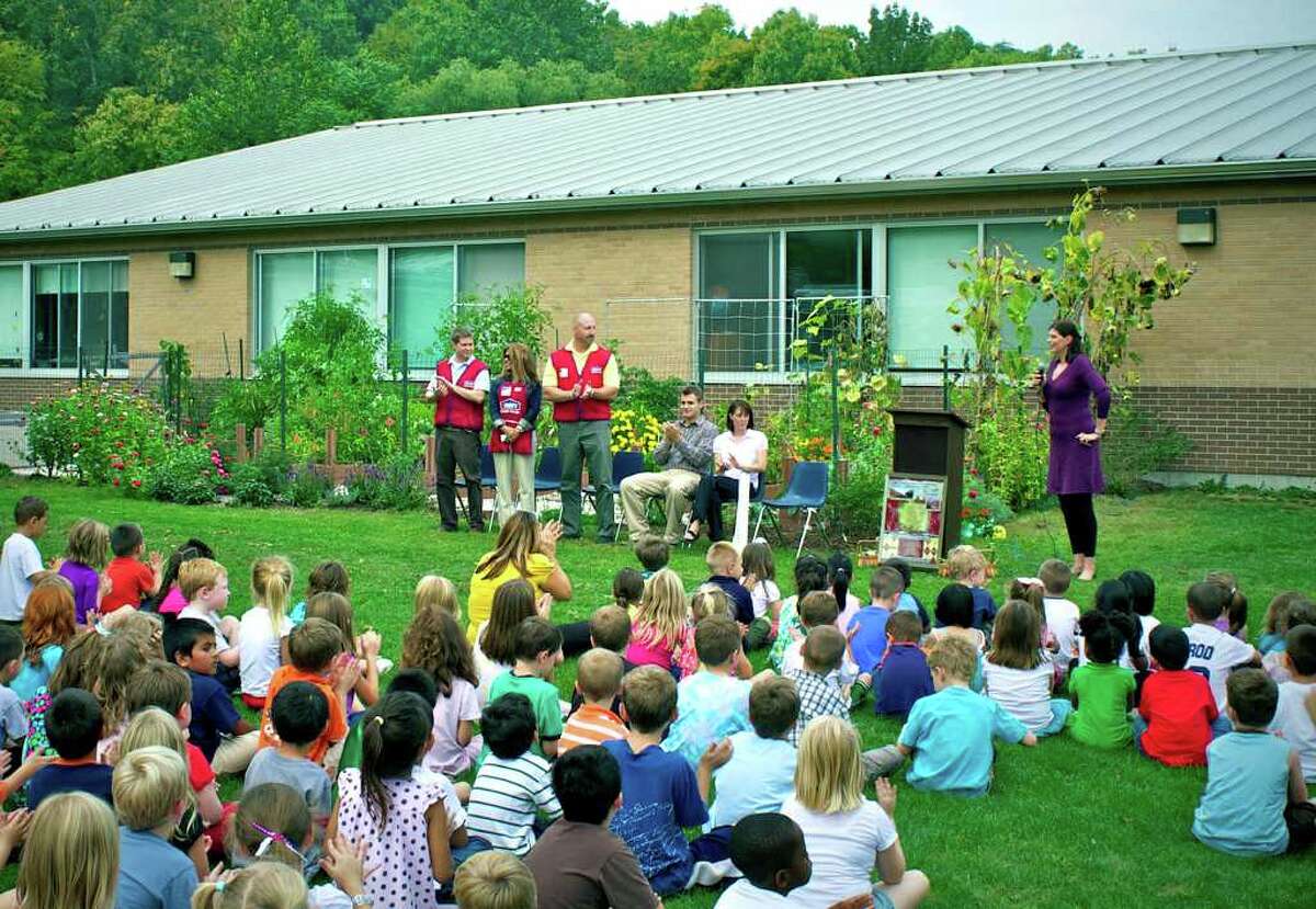 A garden grows at Hill and Plain School