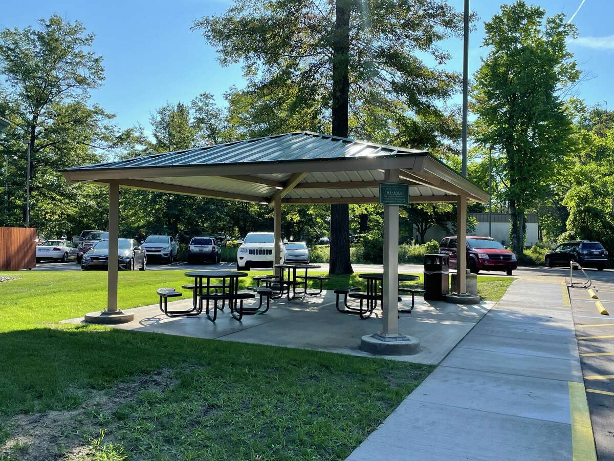 This new accessible pavilion, adjacent to both the Trailside Senior Center and the Rail-Trail in Midland, will be celebrated during a ribbon-cutting on Wednesday, Sept. 7.